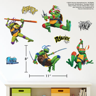 Teenage Mutant Ninja Turtles Mayhem Wall Decals